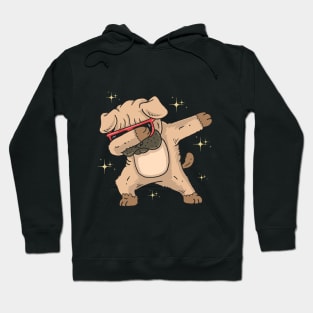 pug dog dabbing Hoodie